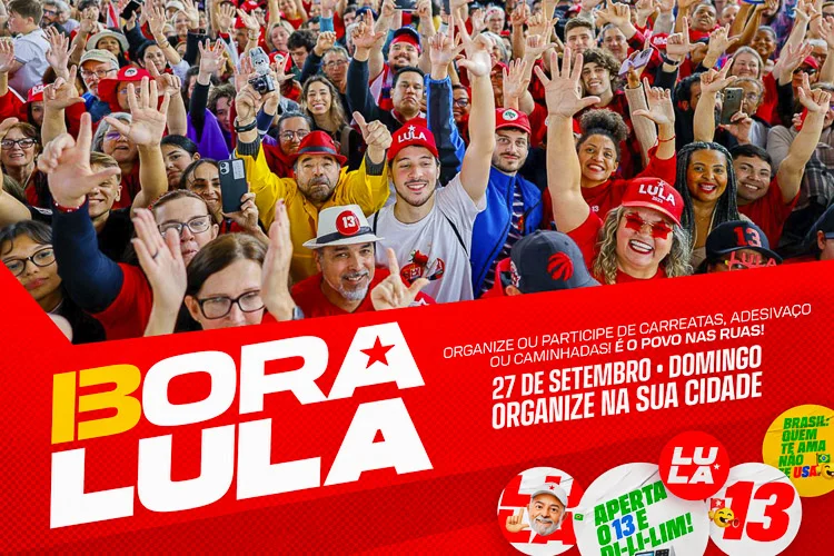 Bora lula 27 de setembro divulgacao