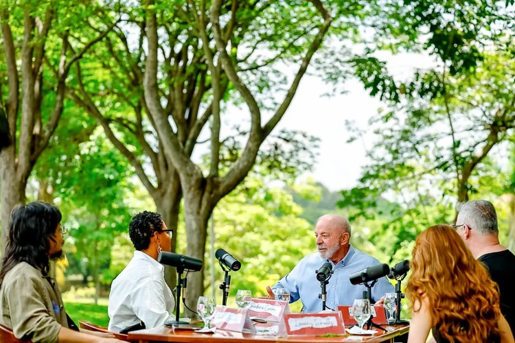 Pres lula entevista podcast youtubers ricardostuckert
